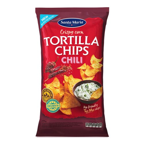 Santa Maria Tortilla Chips Chilli 475g
